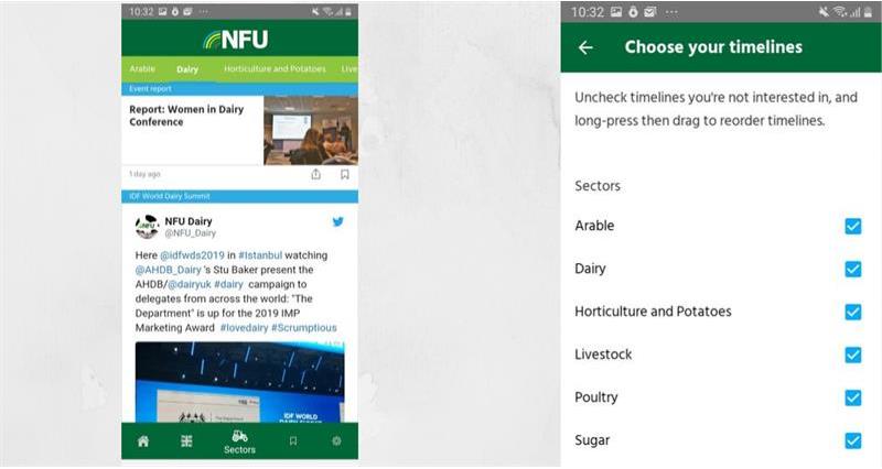 NFU App - choose your sectors_69356