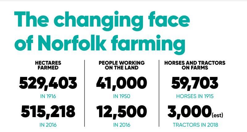 Norfolk 100 - changing face of Norfolk farming stats_58605