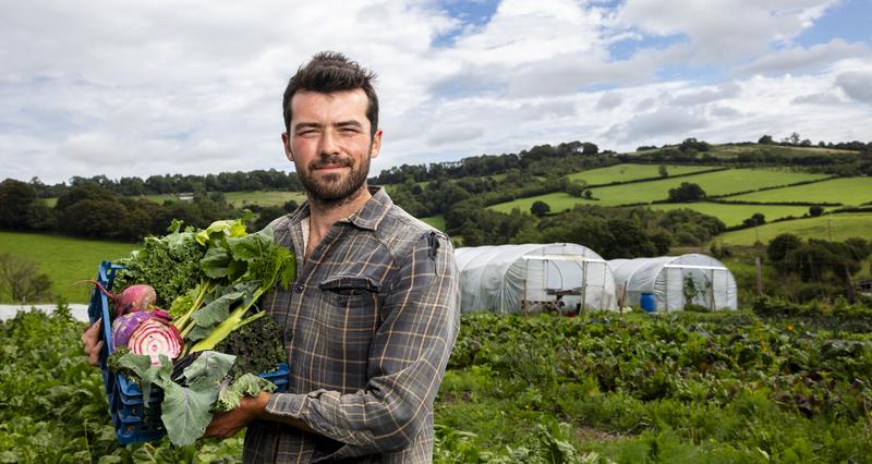 A picture of Hamish Evans of Middle Ground Growers
