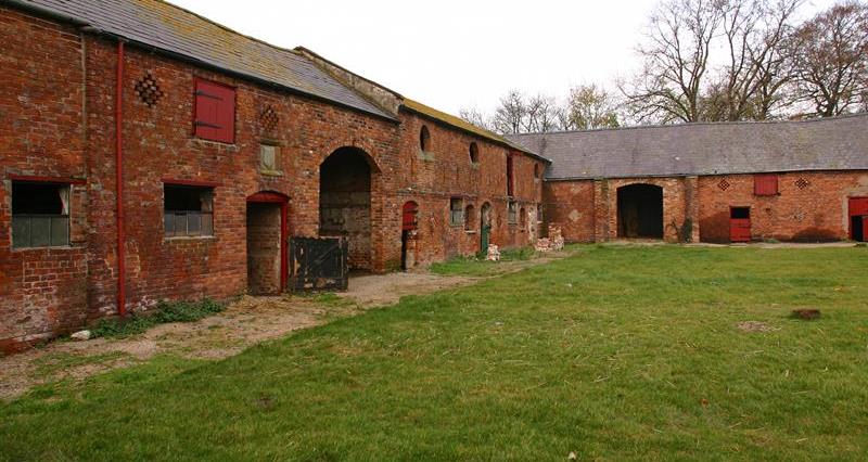 Disused barn building