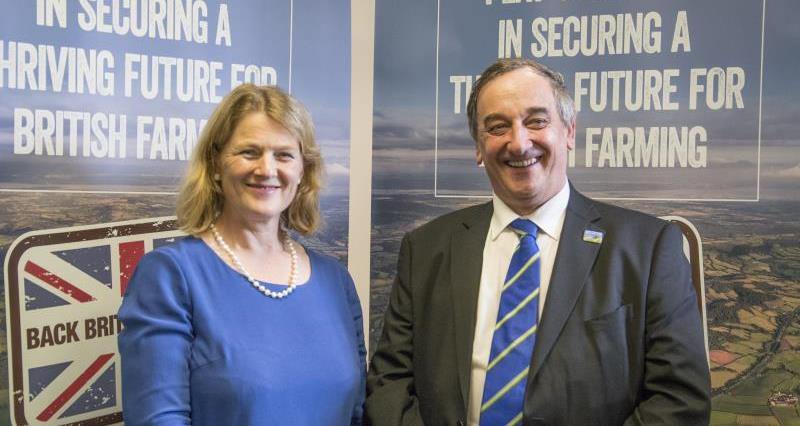 London Office - industry post election gathering. Meurig Raymond and Christine Tacon_28216