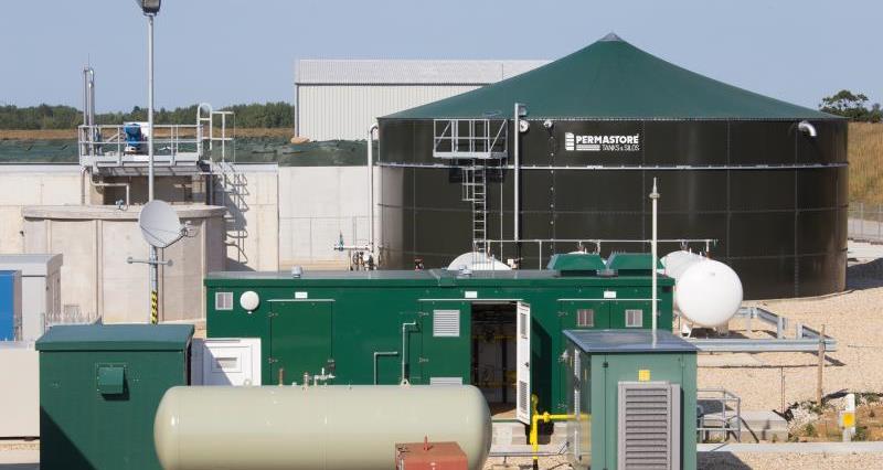 Anerobic digester plant