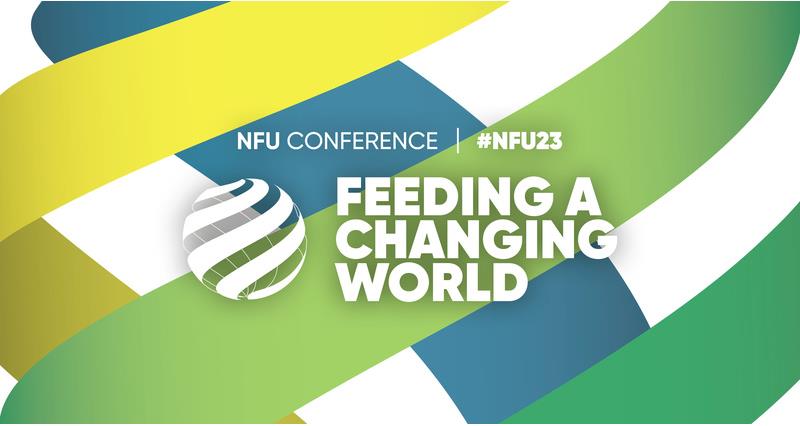 NFU's conference logo which says 'Feed a changing world'