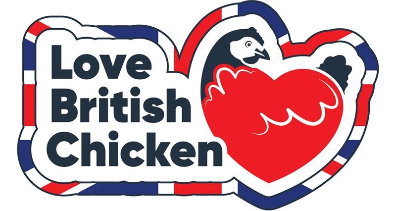Love British Chicken landscape logo