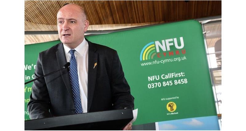 John Davies speaking at the NFU Cymru Senedd Event_69596