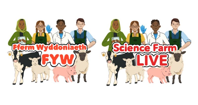 Logos of science farm live 