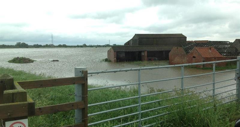 Farmland flooded near Wainfleet, Lincolnshire_66344