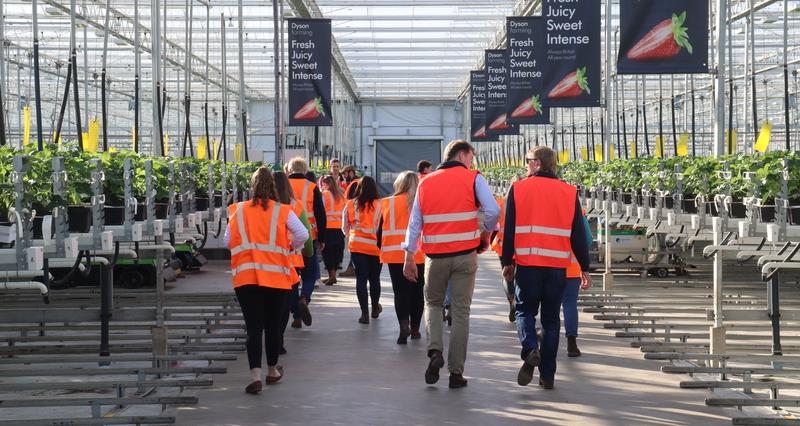 Midlands younger members toured Dyson Farming in Nocton and Carrington in Lincolnshire