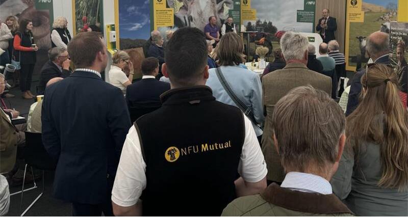 NFU marquee at the Royal Three Counties Show 2024
