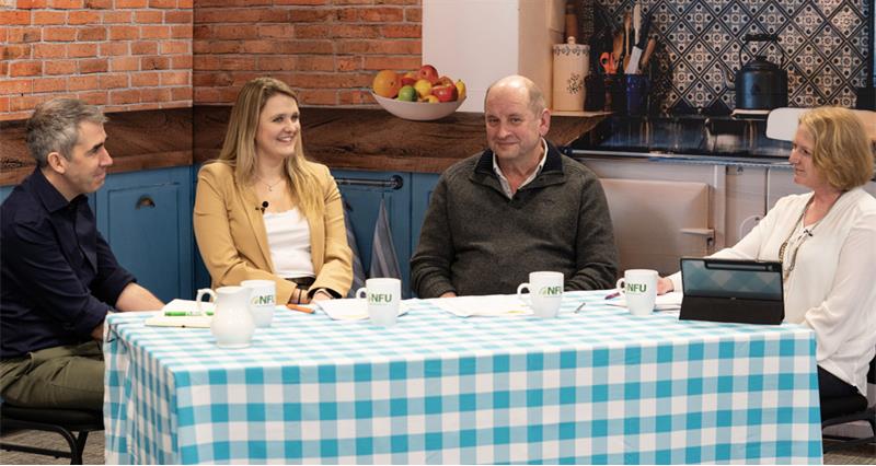  Paul Tompkins, National Dairy Board chair, Amy Hayes, Dairy Board appointee, Ian Harvey, Dairy Board vice chair, Olivia Cooper, journalist & PR consultant.