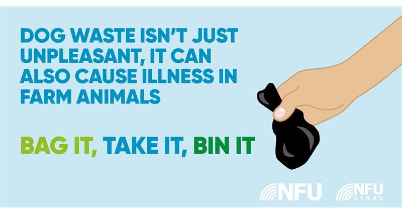 Countryside Code dog waste NFU Twitter infographic