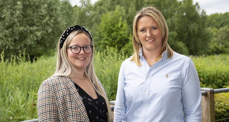 An image showing NFU Next Generation Forum chair and vice-chair, Eveey Hunter and Liv Richardson. 