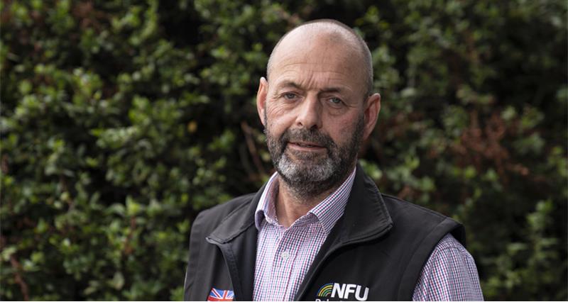 NFU Dairy Board chair Michael Oakes