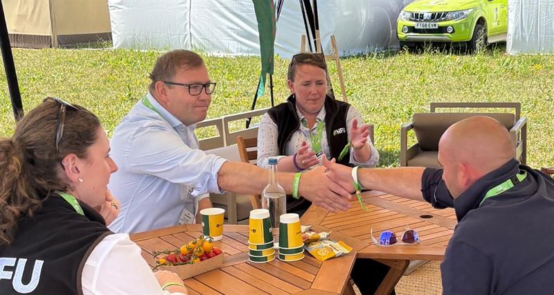 Tenant farmers share concerns with Commissioner at Groundswell