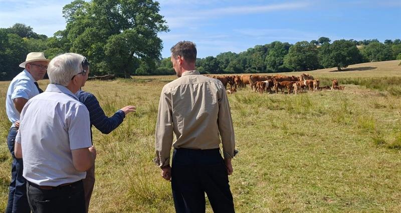 NFU highlights bluetongue pressures during ministerial visit