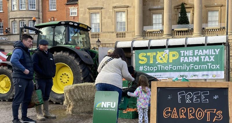 A stop the family farm tax event