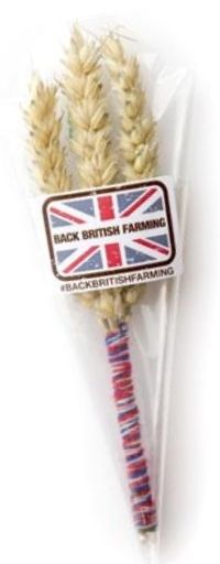 Back British Farming wheatsheaf badge