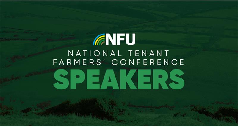 National Tenant Farmers' Conference speakers graphic