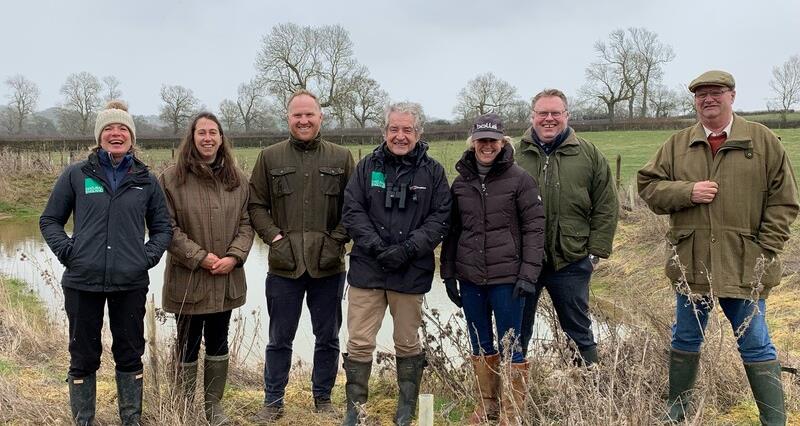 Oli and Rebecca Lee hosted NFU President Minette Batters and NFU DG Terry Jones together with Natural England’s Chair Tony Juniper and CEO Marian Spain on Black Horse Farm, in the village of Slawston, Leicestershire. 