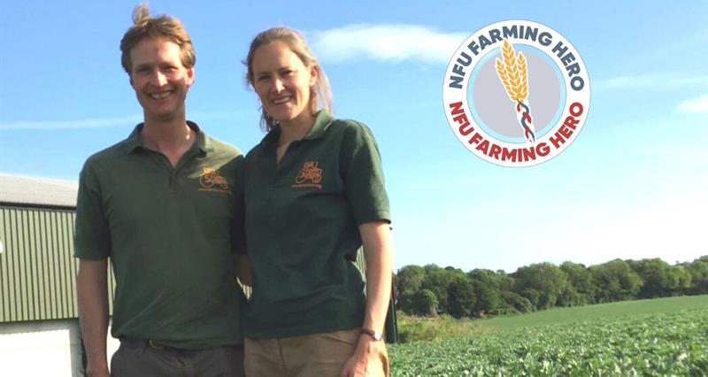 NFU Community Farming Hero: James and Emma Loder-Symonds – South East