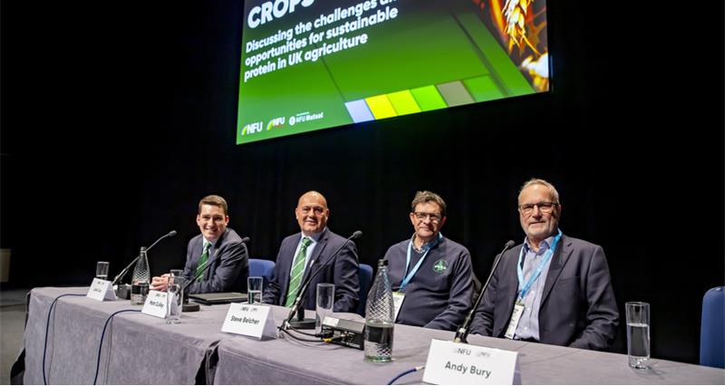 The crops panellists at NFU Conference
