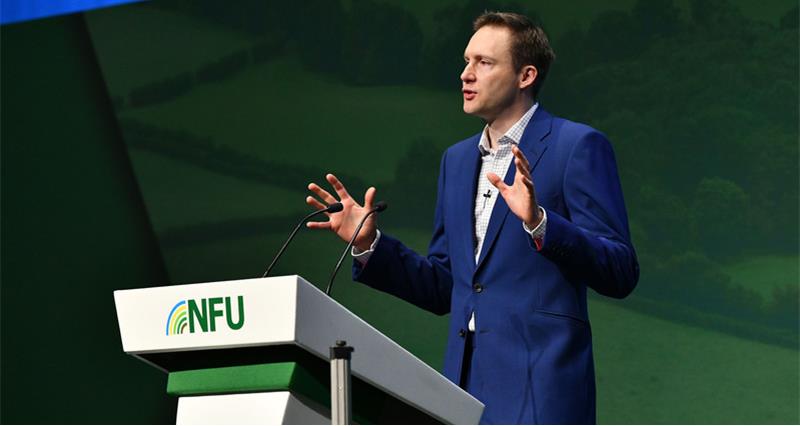 Joe Twyman from Deltapoll speaking at NFU Conference