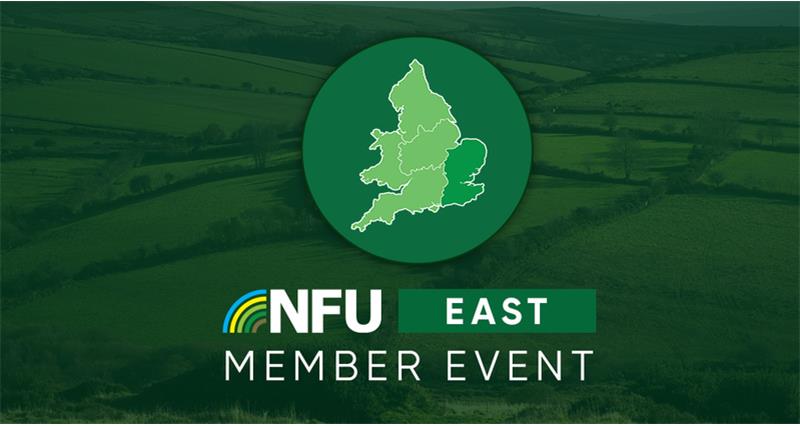 A graphic showing the NFU East region