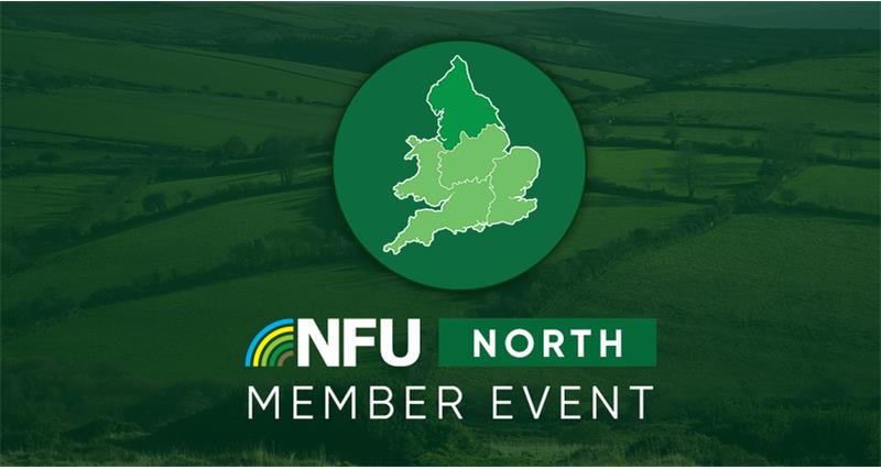 An event card displaying the North region of the UK