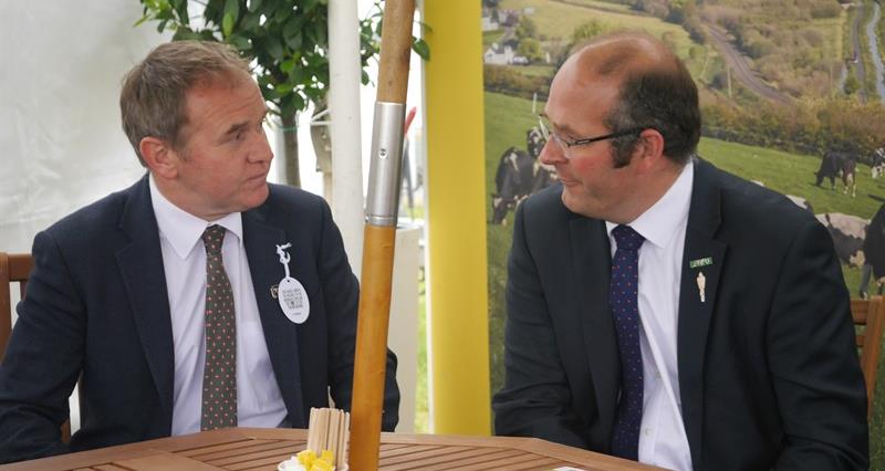 George Eustice and Tom Bradshaw