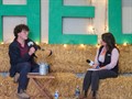 Mike Greenwood Wilkins and Katie Davies at ShedTalks in Wiltshire