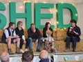 Panel discussion at ShedTalks in Wiltshire