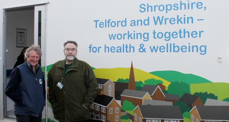 Shrewsbury livestock mart health checks with Andy Bebb and Ed Garratt
