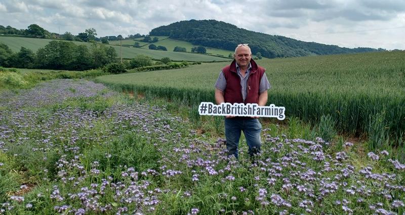 Martin Williams on farm at Fownhope
