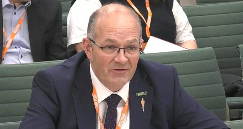 Tom gives evidence to MPs