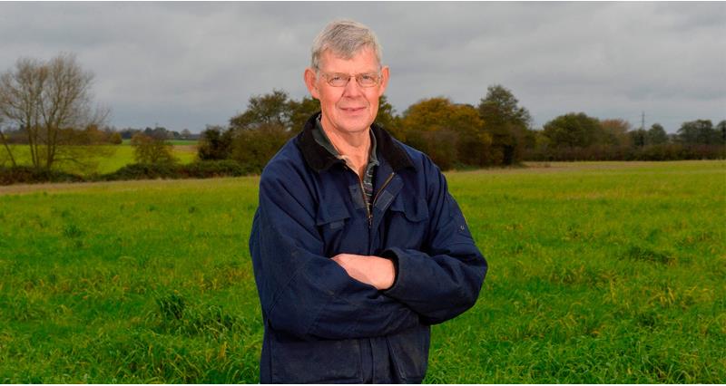 Robert Lockhart in a field