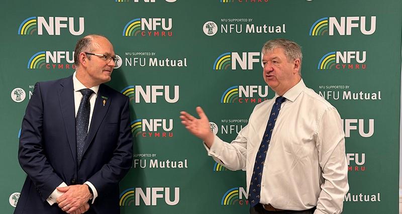 Tom Bradshaw speaking to Alistair Carmichael