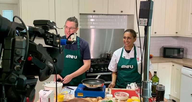 A behind the scenes look at NFU Education's Harvest Thali live lesson.