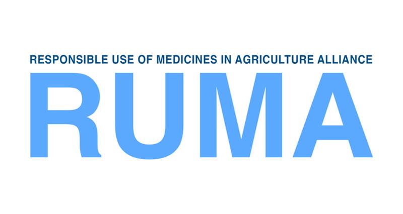 An image of the RUMA (Responsible use of Medicines in Agriculture Alliance) logo. 