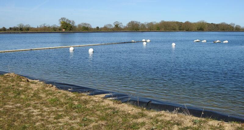 A farm reservoir in Norfolk