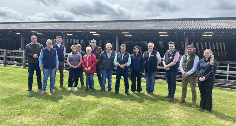 North members on the visit to the ABP Demonstration Farm