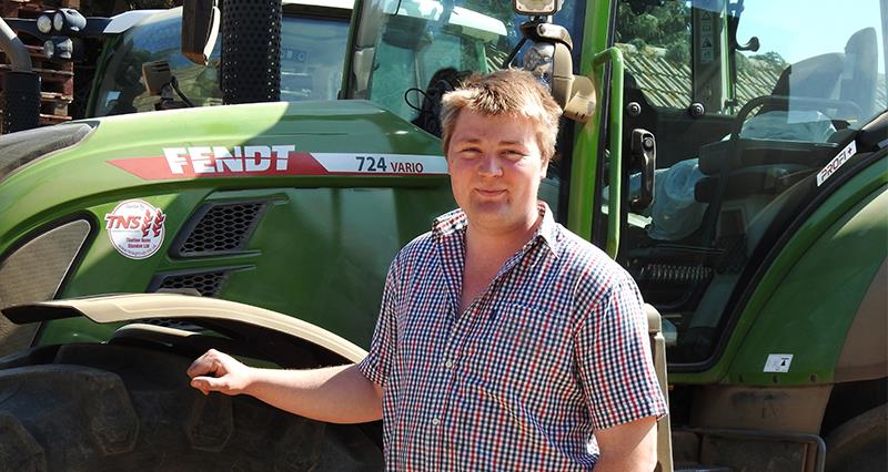 Suffolk Young Farmers’ Club chair Harry Suckling