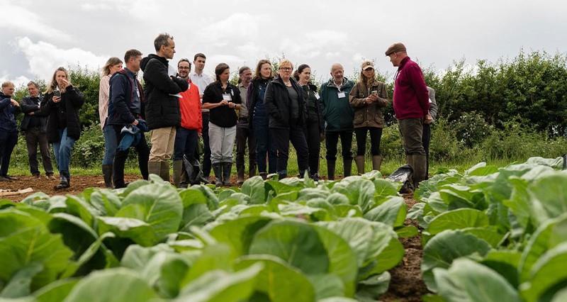 Defra officials join NFU on stakeholder visit to Riverford Organic
