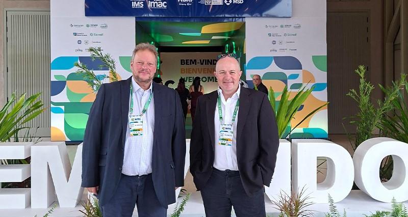 David Barton and John Royle at the IMS 2025 World Meat Congress