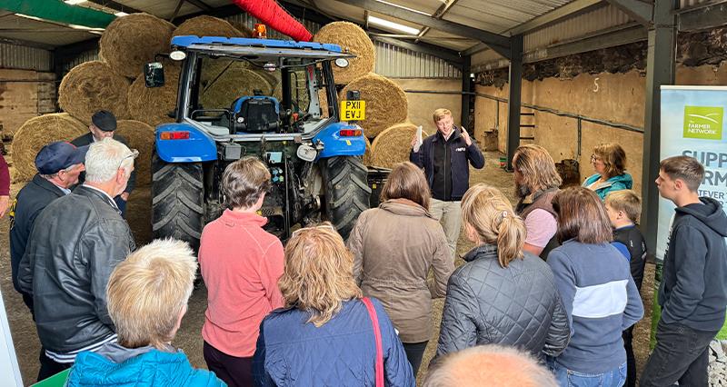 NFU Farm Safety and Transport Adviser Stuart Head giving a talk during the Health and Safety Day in Cumbria