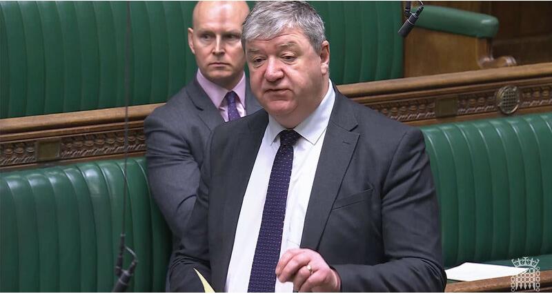 Alistair Carmichael giving evidence in the House of Commons