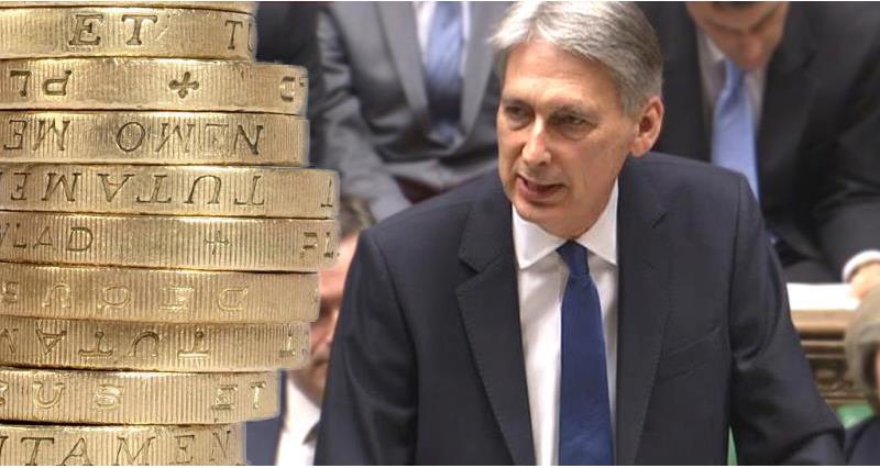 chancellor and pound coin - budget image_41829