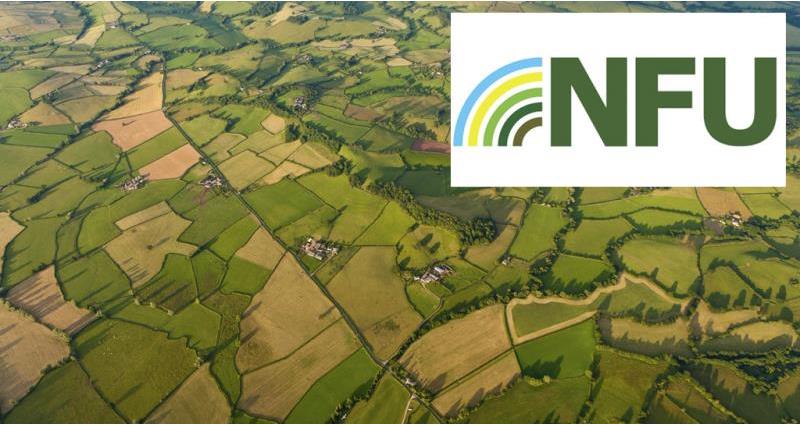 nfu logo on aerial view of countryside, web crop_39701