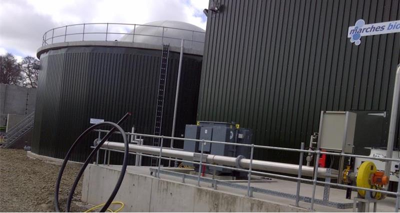 Semi-plug flow anaerobic digester at bedstone growers, craven arms, shrops