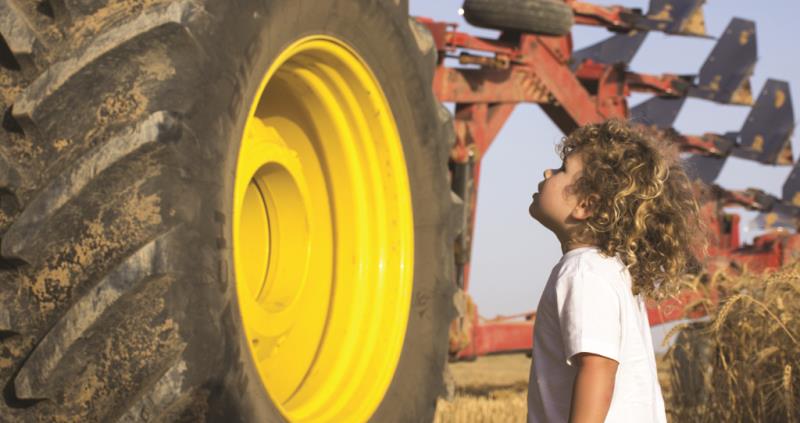 childrens ride on combine harvester