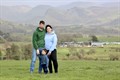 Llion Pugh and family